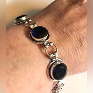 Tanzanite 925 Sterling Silver Bracelet